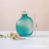 Vaso de Vidro Colorido Fresco Nórdico Vaso Pequeno Criativo para Mesa de Escritório Luxo Leve Simples Garrafa de Aromaterapia Fabricante Venda no Atacado