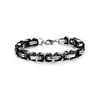 Fabricante Direto de Pulseira Masculina Personalizada de Aço Inoxidável Estilo Europeu e Americano Transfronteiriça Entrega Direta Joia de Mão Exquisita Tendência Moda Corrente de Aço Titânio