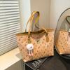 Bolso Tote de Hombro Cruzado Versátil con Estampado de Moda Elegante, Gran Capacidad, Nuevo para Verano 2026