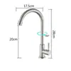 Torneira Universal de Água Fria Única em Aço Inoxidável 304 para Pia de Cozinha Torneira de Cozinha Torneira de Parede Lavagem