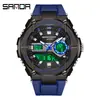 O Relógio Eletrônico Masculino Mais Vendido da Sanda, Relógio de Pulso Eletrônico Luminoso à Prova d'Água para Uso Externo, Moderno e na Moda