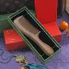 Caja de Empaque para Peine de Sándalo Rojo Rectangular en Stock, Caja de Regalo Grande de Alta Calidad, Caja de Marcapáginas Cultural y Creativa