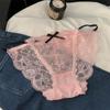Chanson Crepuscular~Bragas Francesas de Encaje Sexy para Mujer, Tirantes Finos Sin Costuras, Aberturas Altas, Calzones para Mujer con Corte de Puro Deseo