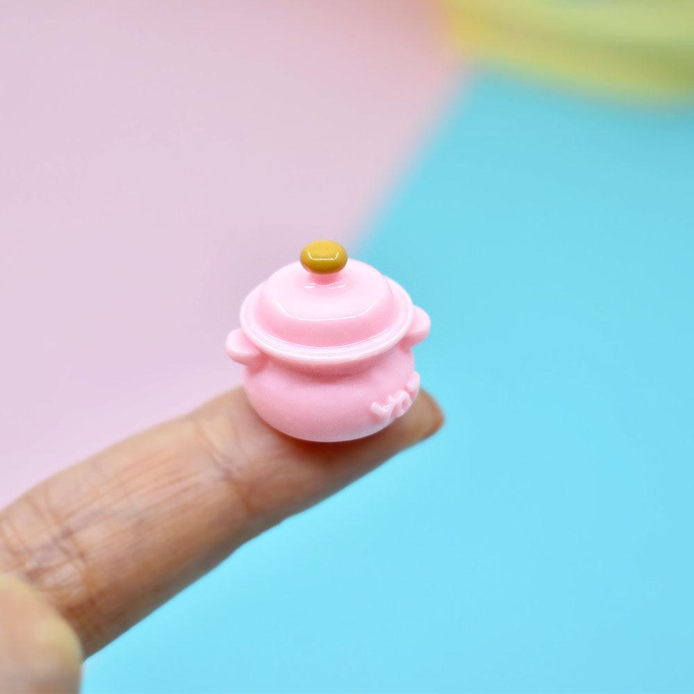 娃娃屋 微缩食玩煮锅 汤锅 厨房餐具摆件