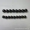 Cuentas Redondas de Moissanita Negra 6.0-8.0 Cuentas Redondas No Porosas Cuentas Redondas Sueltas de Moissanita Venta al por Mayor