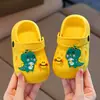 Pantuflas de Verano para Niños, Zuecos Lindos de Suela Suave, Zapatos Cerrados de Dibujos Animados Antideslizantes para Niños de Interior, Zapatos de Playa para Niñas