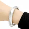 Pulsera de Moda Trendy Minimalista Personalizada de Venta Caliente Transfronteriza con Baño Galvánico UV de Acrílico CCB Abierto
