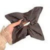 Pañuelo Cuadrado a Cuadros Estilo Coreano para el Cabello, Goma Elástica Estilo Perezoso, Cuerda para Moño de Gama Alta, Goma para el Cabello Dulce