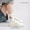 Tênis de Treino Alemão Confortável Versátil de Novo Estilo com Design Estético Elevado e Color-Blocking para Mulheres, Sapatos Casuais Simples e Modernos