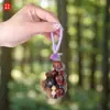 Paz Bodhi Pingente Natural de Casca de Fruta Planta Natural Fruta Saco de Chocalho Feito à Mão Pingente de Carro Acessórios Frescos de Nicho