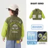 Chaqueta de Béisbol Europea para Niños Derecha Impermeable Ropa de Otoño Ropa Infantil 2026 Nuevo Modelo Niños Pequeños Primavera y Otoño Top