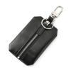 Bolsa de Moedas Estilo Boutique de Moda Couro Genuíno Couro Bovino de Primeira Camada Oleado e Encerado Porta-Chaves Universal Multifuncional para Carro