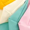 Bolsa de Lona Estilo Ins Bolsa Carteiro Bolsa de Lona Lisa DIY Pintada à Mão Colorida Sacola de Compras Colorida Bolsa de Lona de Algodão Colorida
