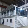 Casas Modulares de Contêiner de Montagem Rápida, Alojamento para Canteiros de Obras, Edifícios de Escritórios Temporários, Casas Pré-fabricadas Desmontáveis e de Fácil Montagem