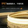 Tira de Luces LED Luz Cálida 220V Impermeable Súper Brillante Autoadhesiva Iluminación de Ambiente Sala de Estar Techo del Hogar Exterior Tira de Luz Suave