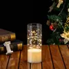 Luz de Vela Eletrônica Simulada LED com Chama Piscante, Alimentada por Bateria, para Natal, Halloween, Uso Doméstico, Mesa e Jogos de RPG