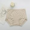 Saia Xiaolan A002 Roupa Íntima Modal Feminina Sem Costura Respirável Cintura Média Calcinhas Ultrafinas de Renda Cor Sólida para Meninas