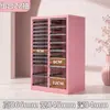 Armário de Armazenamento Plano para Acessórios de Beleza e Nail Art, Armário de Arquivos A4 para Escritório, Gaveta Organizadora Estilo Amostra Armário de Confeitaria e Panificação