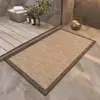 Alfombrilla de baño de alta gama en estilo wabi-sabi japonés, absorbente de agua y antideslizante, resistente a la suciedad y duradera, alfombrilla de suelo de tierra de diatomeas