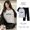 Transmisión en vivo puede usar pijama mujeres verano manga corta pantalones verano habitación con aire acondicionado ocio deportes menos mujeres ropa de casa traje
