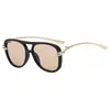 Gafas de Sol de Aviador Modelo Nuevo 2026 para Mujer con Patillas Metálicas Retorcidas, Gafas de Calle de Alta Gama para Hombre, Gafas de Sol de Marco Grande con Doble Puente