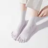 Calcetines de Cinco Dedos para Mujer Verano Delgados de Punta Dividida Transfronterizos Antideslizantes de Malla Transpirables Calcetines Invisibles Venta al por Mayor