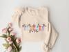 Sudadera de algodón con cuello redondo, informal, holgada, de moda, con estampado transfronterizo de Amazon, para mujer, primavera y otoño de 2024, Europa y América