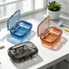 Mini Porta-Comprimidos Portátil de Alto Valor e Luxo Leve para Viagem, Vedado à Prova de Poeira e Umidade, Caixa Dispensadora de Silicone para Armazenamento de Medicamentos