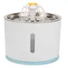 Bebedouro automático inteligente para animais de estimação, dispensador de água automático, interface USB, LED, dispensador de água de aço inoxidável sem plugue