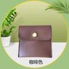 Nova Bolsa de Couro com Botão de Pressão Bolsa para Presente de Joias Embalagem de Joias de PU Armazenamento Anel Joias Pulseira Bolsa com Aba