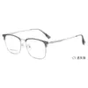 Gafas Clásicas con Montura de Ceja, Gafas de Moda para Hombre, Gafas de Media Montura Ampliadas y Ensanchadas, Venta al por Mayor de Fábrica de Gafas en Stock