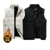 Chaqueta Chaleco de Algodón Relleno Engrosado Invierno Cálido Ropa Exterior para Hombre Ropa de Trabajo Ropa para Trabajo en Equipo Chaleco de Algodón Logo Personalizado