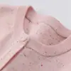Cardigan Tricot Feminino Manga Longa Gola Redonda Bolinhas Coloridas Algodão Primavera e Outono Roupa Exterior Tricot Casaco Suéter Atacado Dropshipping