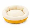 Cama redonda para gato de lana de cordero de invierno, cama para perro, cama profunda para mascotas, cama para mascotas, cama cálida para perro, cama para perro antideslizante, directamente de fábrica