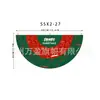Bandera colgante de Navidad nueva transfronteriza de Amazon Bandera semicircular Bandera en forma de abanico Bandera de forma especial Decoración de barandilla para fiesta de Halloween