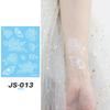 Nuevo Suministro Transfronterizo de Pegatinas de Tatuaje Blancas, Pegatinas Personalizadas para la Cara, Pegatinas para Brazos, Pegatinas para la Clavícula, Pegatinas Desechables al por Mayor