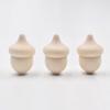 Creativo Color Madera Natural Pequeño Bellota Cono de Pino Planta Artificial Fruta DIY para Niños Pintado Adorno Decorativo para el Hogar