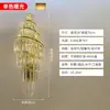 Lámpara de Pared de Cristal para Vestíbulo de Hotel Salón de Clubes Sala de Estar de Villa de Lujo Oficina de Ventas Dúplex Salón de Banquetes Accesorios de Iluminación para Ingeniería