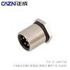 Zhengcheng 7/8 Tipo de placa de cable de soldadura Zócalo hembra frontal y trasero 3 pines 4 pines 5 orificios 6 núcleos Conector impermeable Zócalo de aviación Pcb
