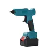 Pistola de Pegamento Termofusible de Batería de Litio del Fabricante Pistola de Pegamento Inalámbrica para Bricolaje Casero Hecho a Mano Recargable de Alta Potencia Pistola de Pegamento Termofusible