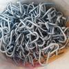 Abrazadera de tubo de doble forma de U, abrazadera de tubo de hierro galvanizado, cama de producción, invernadero, granja porcina, barra de límite fija, 4 puntos, 6 puntos, hebilla cruzada de 1 pulgada