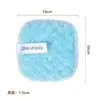 Esponja facial limpiadora de piña enrejada cuadrada, esponja facial limpiadora suave, reutilizable, esponja facial limpiadora desmaquillante para personas perezosas