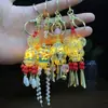 Nuevo Llavero de Linterna China Lámpara de Palacio Luminosa Cadena para Llaves de Coche Colgante para Teléfono Móvil Memoria USB Joyería para Colgar en Mochila