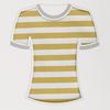 Popular Tela de Punto Elástico de Algodón al por Mayor, Tela de Sudadera Rayada para Ropa de Hombre y Mujer, Tela Base Elástica para Camisetas de Primavera y Verano