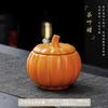 Nuevo Tarro de Té de Calabaza Tarro de Dulces de Cerámica Todo Va Bien Boda Sellada Tarro de Dulces de Boda Cocina del Hogar Tarro de Condimentos