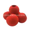 En stock de fábrica gris 50mm Bola de masaje EVA alta dureza bola perforada eva bola de pistola de fascia EVA negra