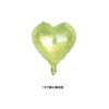 Nuevo explosivo transfronterizo de 18 pulgadas de cristal de gelatina monocolor de cinco estrellas con forma de corazón de melocotón globo flotante de aluminio diseño de boda al por mayor