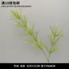 Plantas Verdes, Hierba de Junco, Hierba Bigote de Dragón, Fondo de Boda, Paisajismo de Ventana Floral, Flores Decorativas para Boda en Bosque Blanco y Verde