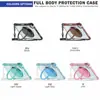 Comercio exterior para 2024 funda protectora para iPad Air 6 10.9 acrílico anti-flexión anillo grande soporte giratorio carcasa