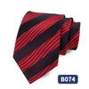 Gravata Masculina Poliéster Seda Jacquard Listrada Casual de Negócios Trabalho Profissional Fábrica de Origem Atacado em Estoque